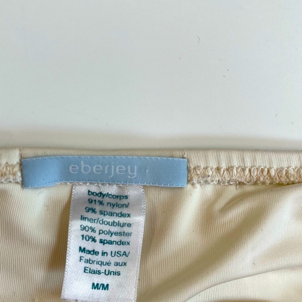 Eberjey So Solid Coco Bikini Bottom, Ecru, Medium - image 3